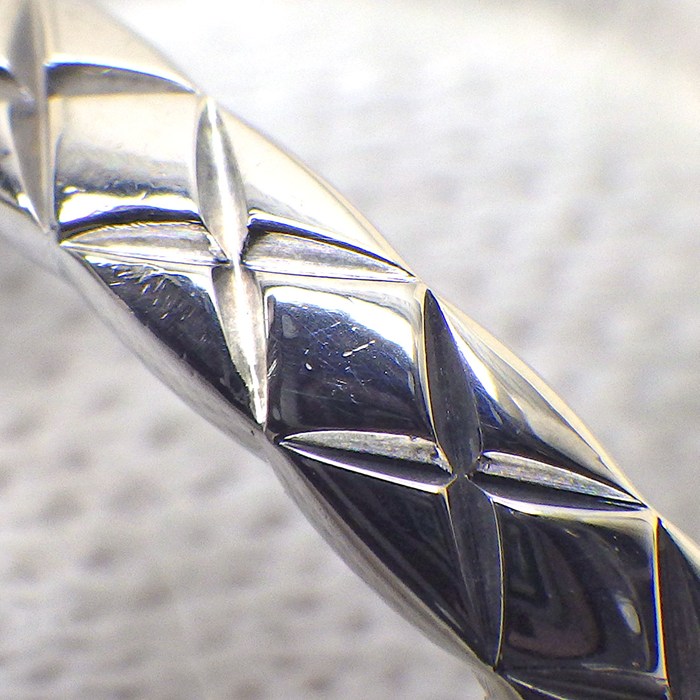 シャネル CHANEL リング ココクラッシュ スモールモデル J11117 PT950 16号 / #57 【中古】