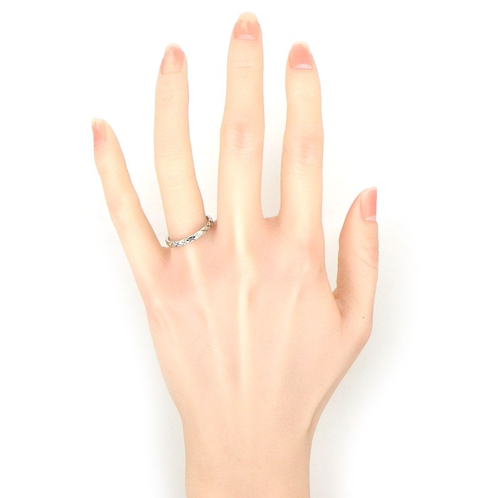 シャネル CHANEL リング ココクラッシュ スモールモデル J11117 PT950 16号 / #57 【中古】