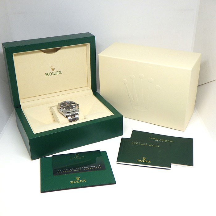 ロレックス Rolex 腕時計 オイスター パーペチュアル デイトジャスト 41 126300 ルーレット刻印 サンレイ ギョーシェ フルーテッドモチーフ ブルー文字盤 オイスターブレス オイスタースチール 自動巻き 【箱・保付き】 【中古】