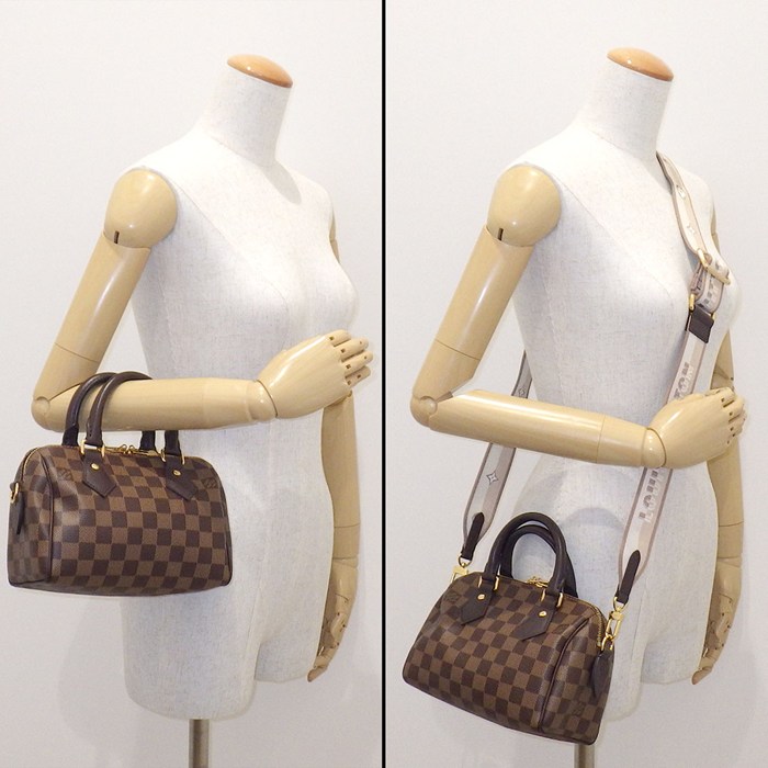 ルイ・ヴィトン LOUIS VUITTON スピーディ・バンドリエール20 M40489 ブラウン ダミエ レディース ショルダーバッグ ルイヴィトン】スピーディ・バンドリエール 20 ダミエの美 (Louis