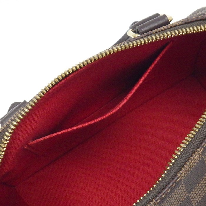 ルイ・ヴィトン LOUIS VUITTON ショルダーバッグ スピーディ バンドリエール 20 N40489 ブラウン ベージュ ダミエエベヌ レザー 【中古】