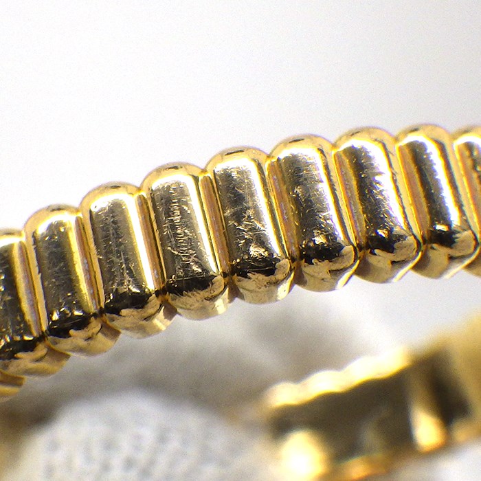 ブシュロン BOUCHERON リング キャトル グログラン スモール JAL01169 K18YG 8.5号 / #49 【箱・保付き】 【中古】