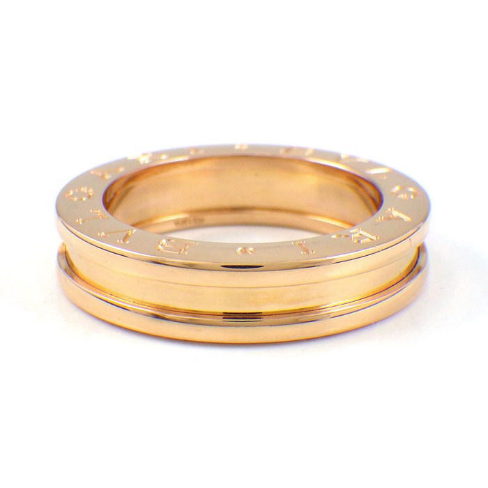 ブルガリ BVLGARI リング B-zero1 ビーゼロワン 1バンド XS 335991 K18PG 9.5号 / #50 【中古】