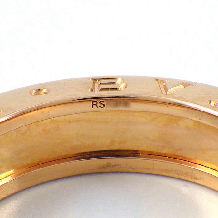 ブルガリ BVLGARI リング B-zero1 ビーゼロワン 1バンド XS 335991 K18PG 9.5号 / #50 【中古】