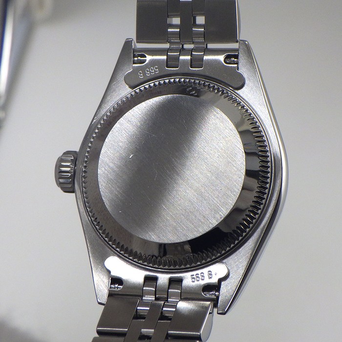 ロレックス Rolex 腕時計 デイトジャスト 79174 Y番 2002年 フルーテッドベゼル サンレイ シルバー文字盤 ジュビリーブレス K18WG SS 自動巻き 【箱・保付き】 【中古】