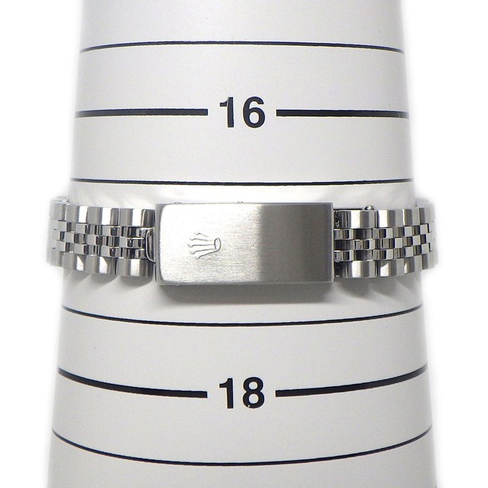 ロレックス Rolex 腕時計 デイトジャスト 79174 Y番 2002年 フルーテッドベゼル サンレイ シルバー文字盤 ジュビリーブレス K18WG SS 自動巻き 【箱・保付き】 【中古】