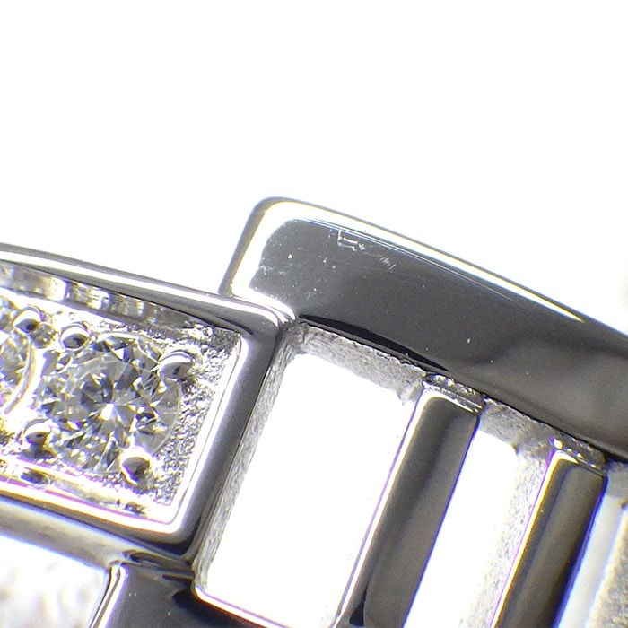 ティファニー Tiffany & Co. リング アトラス オープン 3ポイント ダイヤモンド K18WG 16.5号 【中古】