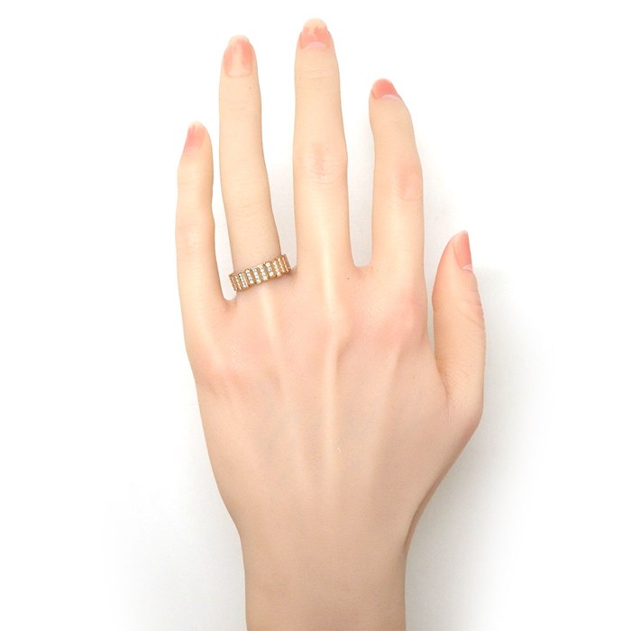 クリスチャンディオール Christian Dior リング ジェム ディオール フル サークル ダイヤモンド K18PG 14号 / #54 【中古】