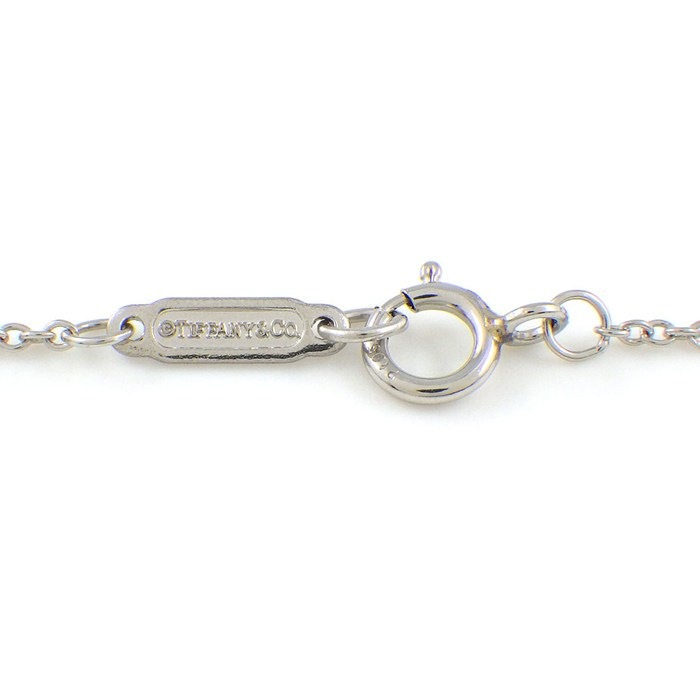 ティファニー Tiffany & Co. ネックレス フルールドリス キー 3ポイント ルビー ダイヤモンド PT950 【中古】