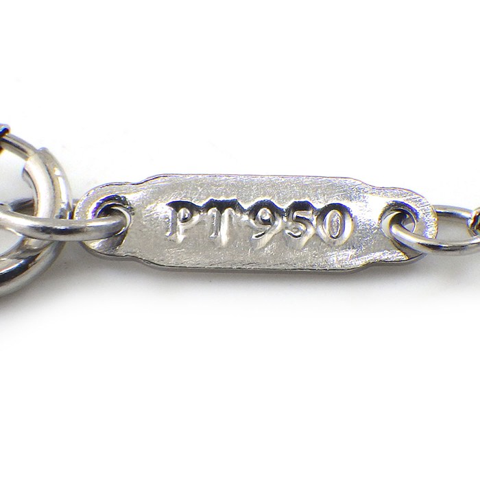 ティファニー Tiffany & Co. ネックレス フルールドリス キー 3ポイント ルビー ダイヤモンド PT950 【中古】