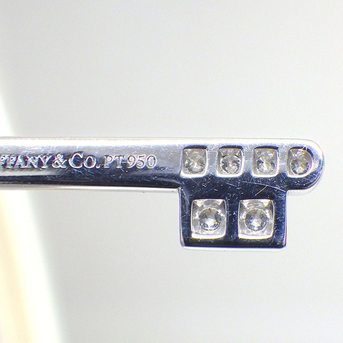 ティファニー Tiffany & Co. ネックレス フルールドリス キー 3ポイント ルビー ダイヤモンド PT950 【中古】