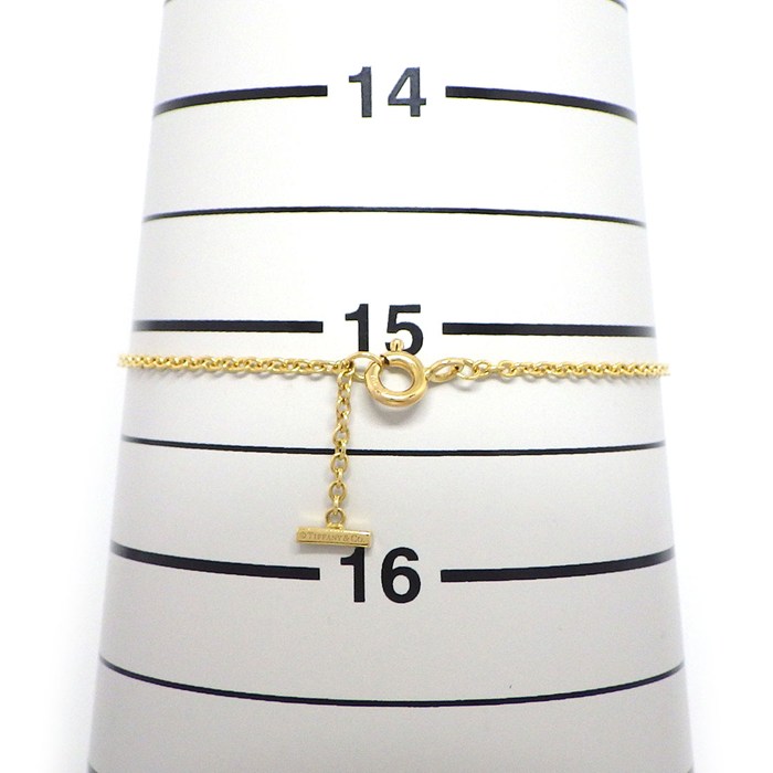 ティファニー Tiffany & Co. ブレスレット Tスマイル スモール 60150763 K18YG / #M 【中古】