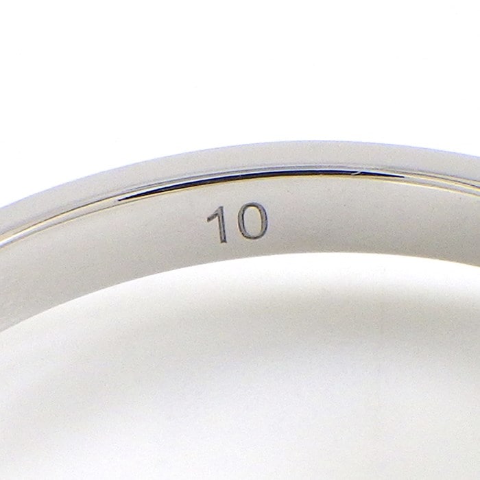グッチ GUCCI リング GG ランニング ロゴ ツイスト ダイヤモンド K18WG 10号 / #10 【中古】
