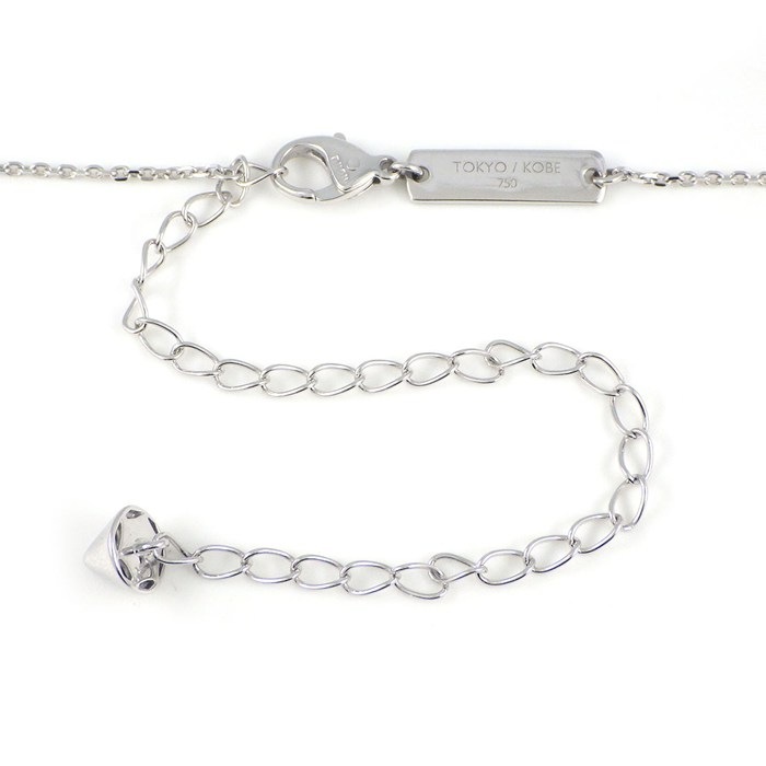 タサキ 田崎真珠 TASAKI ネックレス バランス シグネチャー P-15884-18KWG 5ポイント あこや真珠 8.5mm珠 K18WG 【中古】
