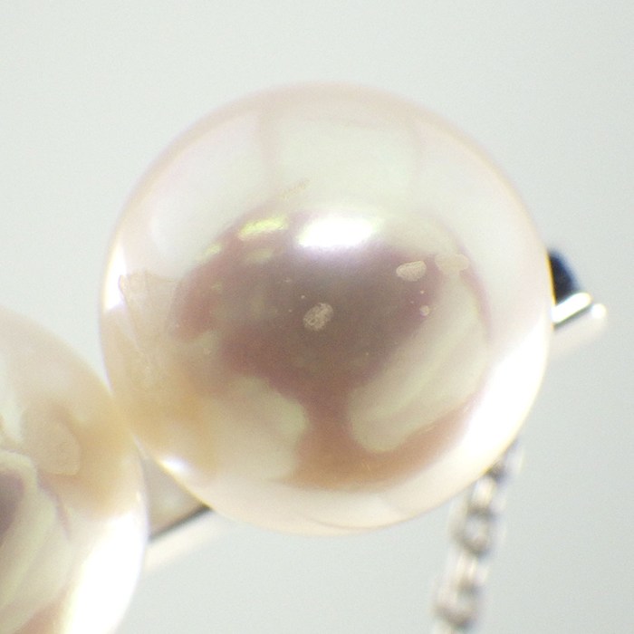 タサキ 田崎真珠 TASAKI ネックレス バランス シグネチャー P-15884-18KWG 5ポイント あこや真珠 8.5mm珠 K18WG 【中古】