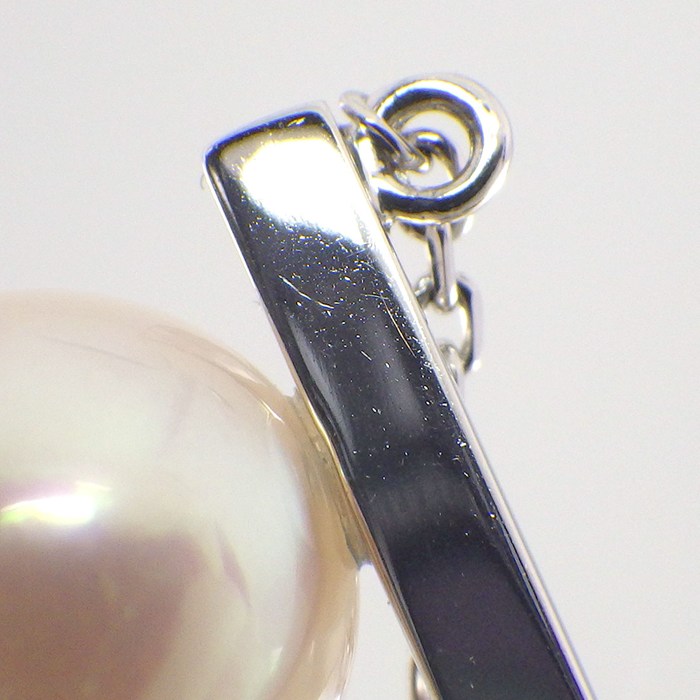 タサキ 田崎真珠 TASAKI ネックレス バランス シグネチャー P-15884-18KWG 5ポイント あこや真珠 8.5mm珠 K18WG 【中古】