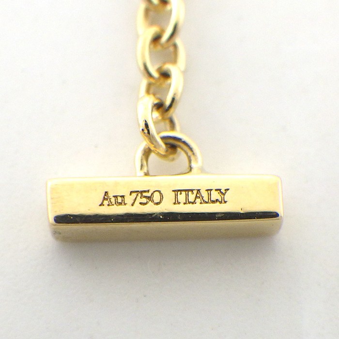 ティファニー Tiffany & Co. ブレスレット Tスマイル スモール 60150763 K18YG 【中古】