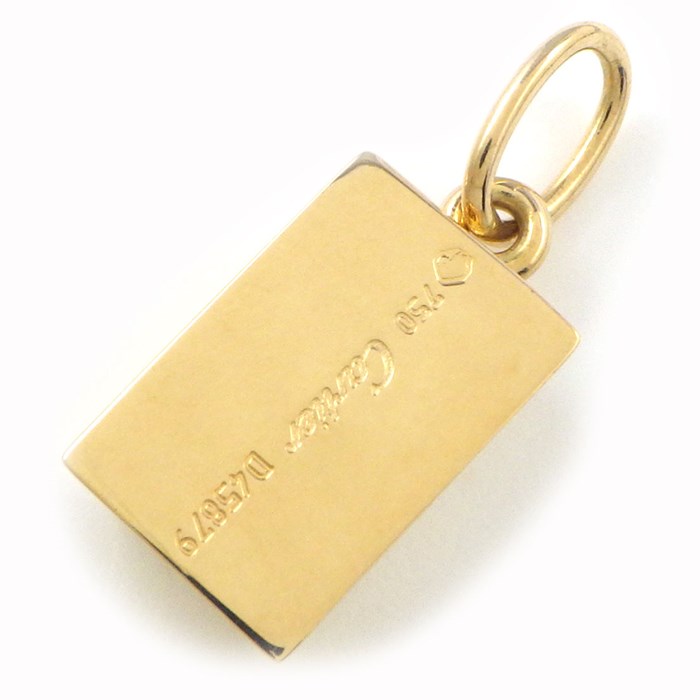 カルティエ Cartier ペンダントトップ インゴット 1/8oz オンス K18YG 【中古】