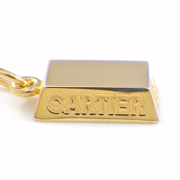 カルティエ Cartier ペンダントトップ インゴット 1/8oz オンス K18YG 【中古】