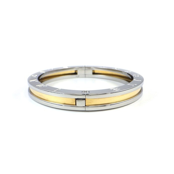 ブルガリ BVLGARI ブレスレット B-zero1 ビーゼロワン 2カラー K18YG SS 【中古】