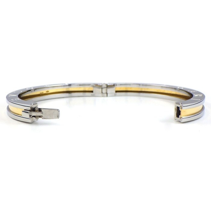 ブルガリ BVLGARI ブレスレット B-zero1 ビーゼロワン 2カラー K18YG SS 【中古】