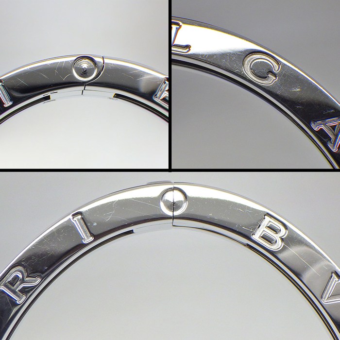 ブルガリ BVLGARI ブレスレット B-zero1 ビーゼロワン 2カラー K18YG SS 【中古】