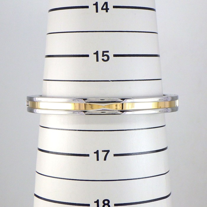 ブルガリ BVLGARI ブレスレット B-zero1 ビーゼロワン 2カラー K18YG SS 【中古】