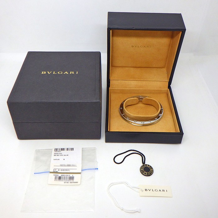 ブルガリ BVLGARI ブレスレット B-zero1 ビーゼロワン 2カラー K18YG SS 【中古】