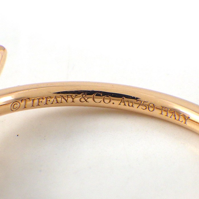 ティファニー Tiffany & Co. リング ノット 69526411 ダイヤモンド 計0.05ct K18PG 13号 【中古】