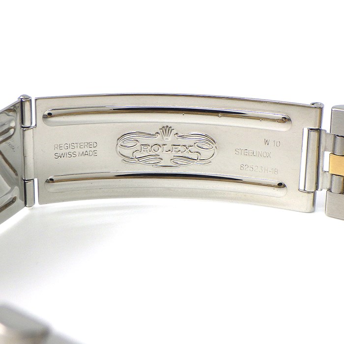 ロレックス Rolex 腕時計 デイトジャスト 36mm 16233 W番 1994-1995年製 フルーテッドベゼル サンレイ シルバー ローマン文字盤 ジュビリーブレス カレンダー SS K18YG 自動巻き 【中古】