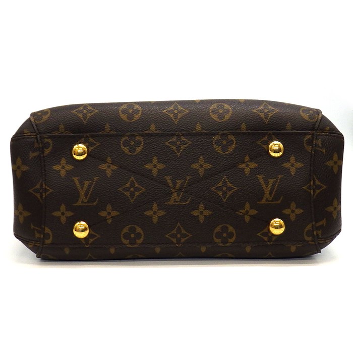 ルイ・ヴィトン Louis Vuitton ハンドバッグ ショルダーバッグ モンテーニュ BB 2014年 M41055 ブラウン パープル モノグラム キャンバス 【中古】
