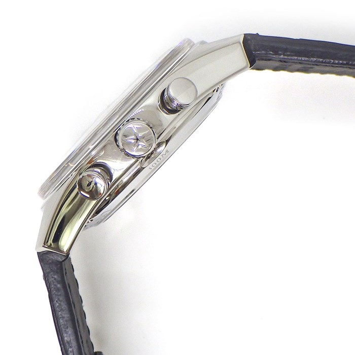 ゼニス ZENITH 腕時計 エル プリメロ ストライキング 10th 03.2041.4052 世界1969本限定 デイト クロノグラフ スモールセコンド シルバー文字盤 SS ブラック アリゲーターレザー 自動巻き 【箱・保付き】 【中古】