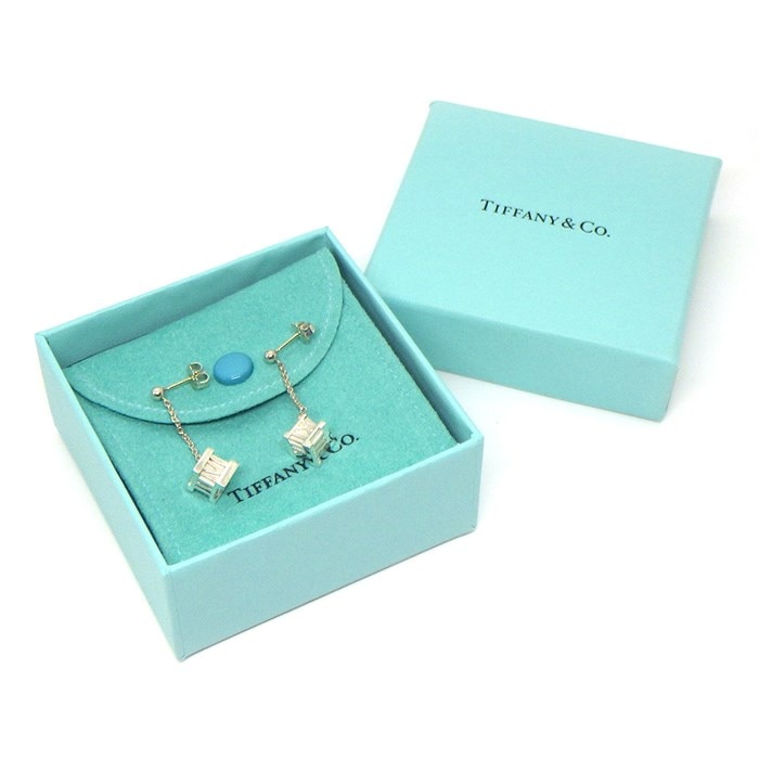 ティファニー Tiffany & Co. ピアス アトラス キューブ チェーン