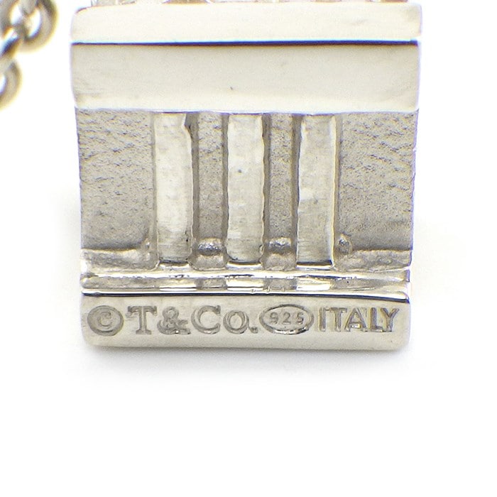 Tiffany アトラス　キューブ　ドロップ　シルバーピアス　Ag925 ティファニー Tiffany & Co. ピアス アトラス キューブ チェーン