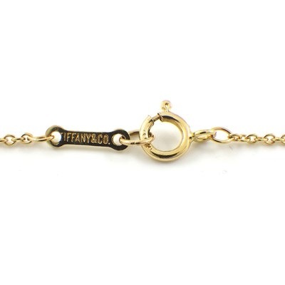 ティファニー Tiffany & Co. ネックレス ティア ドロップ K18YG 【中古】