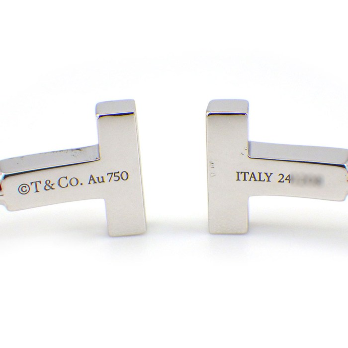 ティファニー Tiffany & Co. バングル Tワイヤー ミディアム 60010733 K18WG  / #M 【中古】