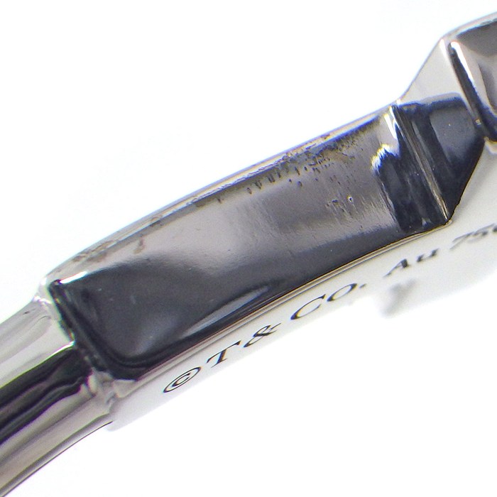 ティファニー Tiffany & Co. バングル Tワイヤー ミディアム 60010733 K18WG  / #M 【中古】