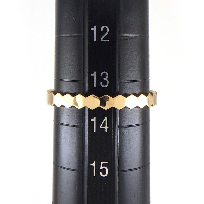 ショーメ Chaumet リング ビー マイ ラブ ハニカム 081931 蜂 ミツバチ 蜂の巣 K18PG 13.5号 / #54 【中古】