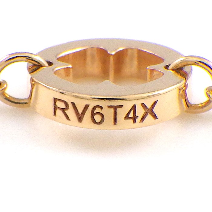 ブルガリ BVLGARI ネックレス フィオレバー オープン フラワー クローバー 1ポイント ダイヤモンド K18PG 【中古】