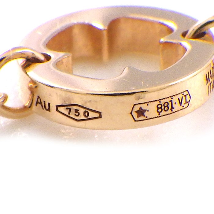 ブルガリ BVLGARI ネックレス フィオレバー オープン フラワー クローバー 1ポイント ダイヤモンド K18PG 【中古】