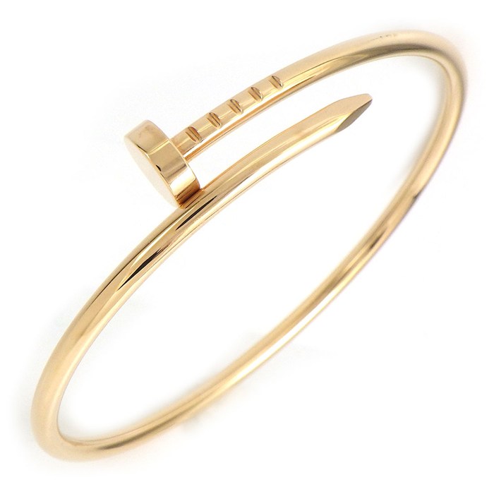 カルティエ Cartier バングル ジュストアンクル SM B6062515 釘モチーフ K18PG / #15 【中古】