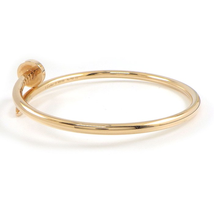 カルティエ Cartier バングル ジュストアンクル SM B6062515 釘モチーフ K18PG / #15 【中古】