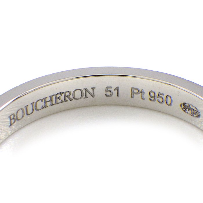 ブシュロン BOUCHERON リング キャトル クル ド パリ JAL00109 PT950 10.5号 / #51 【中古】