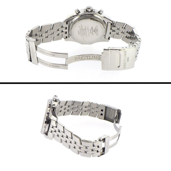 ブライトリング Breitling 腕時計 ベントレーGT A362B24SP/A13362 ブラック文字盤 黒 クロノグラフ タキメーター 夜光インデックス スモールセコンド 太陽コンパス 夜光針 SS 自動巻き 【箱・保付き】 【中古】