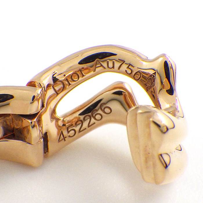 クリスチャンディオール Christian Dior イヤリング ボワ ドゥ ローズ JBDR95062 ダイヤモンド K18PG ※片方のみ 【箱・保付き】 【中古】