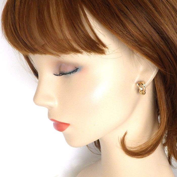 クリスチャンディオール Christian Dior イヤリング ボワ ドゥ ローズ JBDR95062 ダイヤモンド K18PG ※片方のみ 【箱・保付き】 【中古】