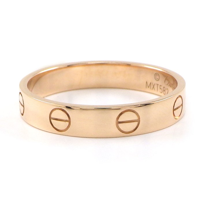 カルティエ Cartier リング ラブ スモールモデル SM B4085256 K18PG 15.5号 / #56 【中古】