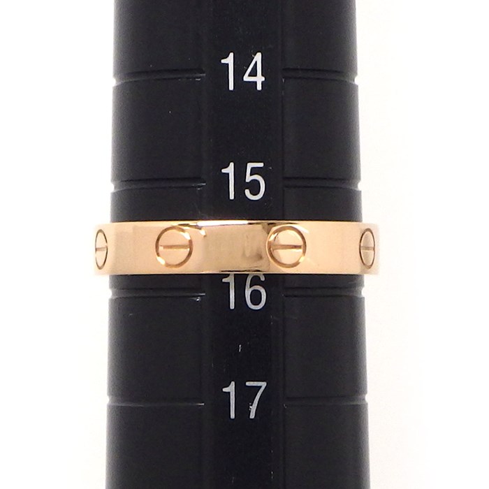 カルティエ Cartier リング ラブ スモールモデル SM B4085256 K18PG 15.5号 / #56 【中古】
