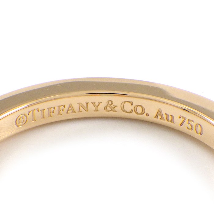 ティファニー Tiffany & Co. リング T スクエア 60147409 K18PG 21号 【中古】