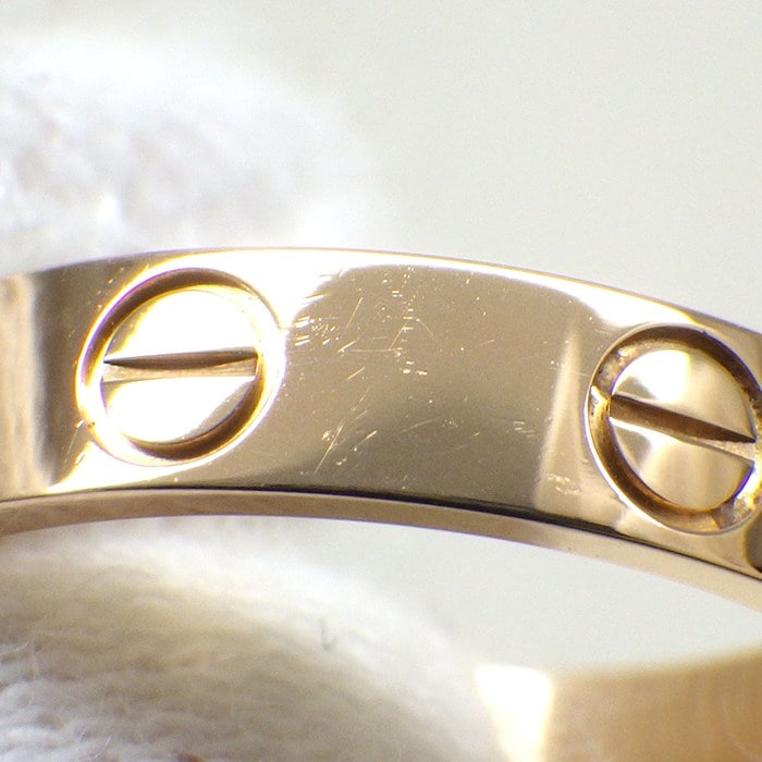 カルティエ Cartier リング ラブ スモールモデル SM B4085250 K18PG 10号 / #50 【中古】